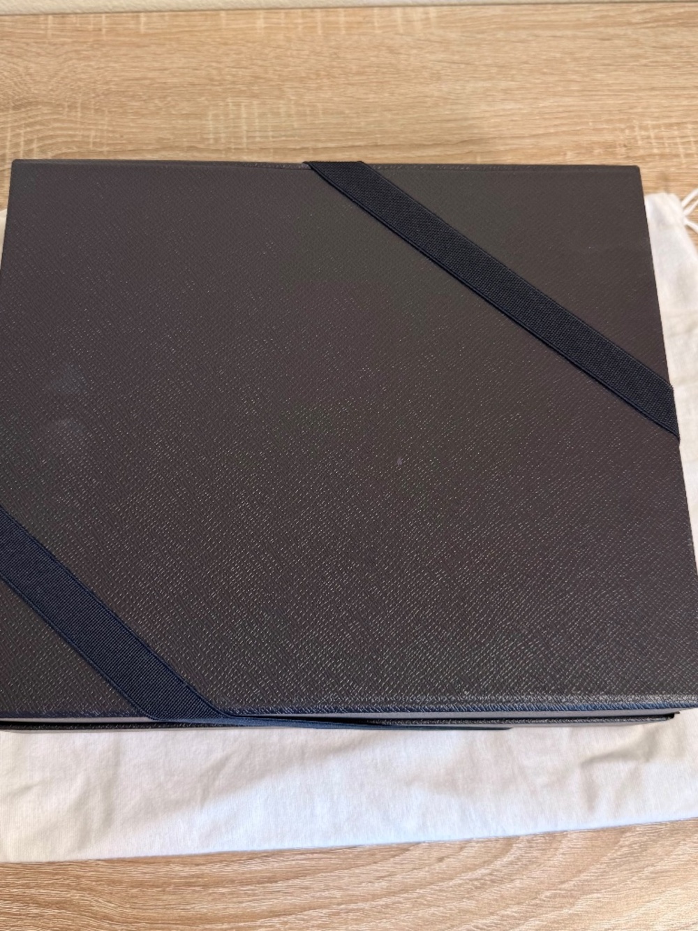 Prada Empty Box with Large Dust Bag, Tissue & Logo Packaging Band